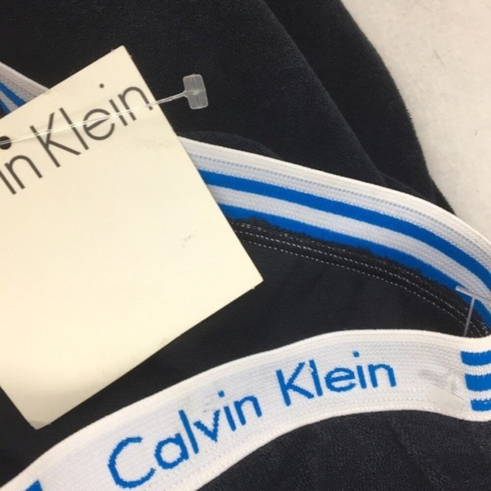 Calvin Klein CK Black Terry Cloth Athleisure Lounge Pants NEW M - Picture 8 of 10